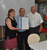 Übergabe des Zertifikates